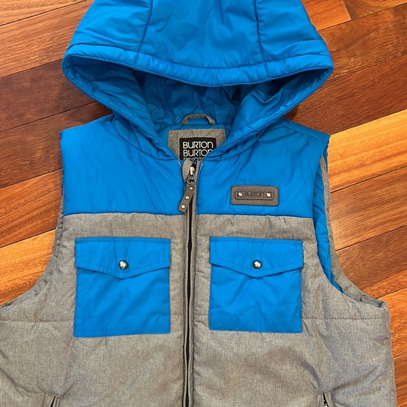⭐️ Burton Dry Ride Puffer Hoodie Vest Size M - Picture 2 of 7